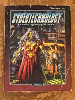 Cybertechnology Sourcebook, 1995 Shadowrun Roleplaying Game, FASA 7119 RPG
