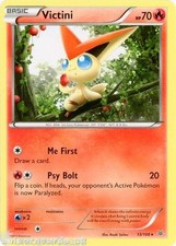 Victini 13/108 Roaring Skies Rare Mint Pokemon Card