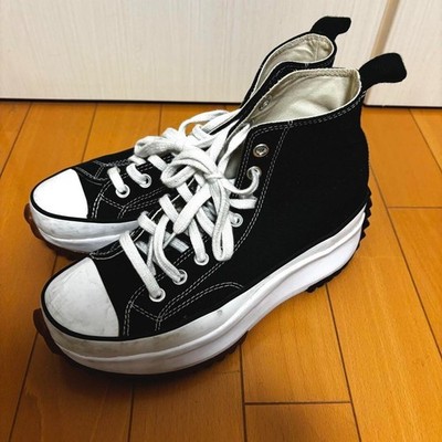 Converse Run Star Hike Sneaker Schuhe Canvas Gr.24,5cm schwarz Modeware
