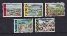 Malaysia 1966 Erster Malaysia-Plan Mi.-Nr. 36-40 postfrisch **