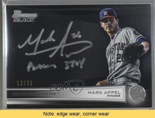 2014 Bowman Bowman Black Collection Auto 12/25 Mark Appel #BBC-MA Auto READ 2u3