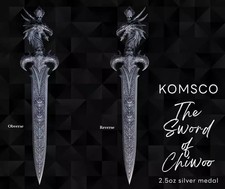 2024 2.5oz South Korea Sword of Chiwoo .999 Silver Medal