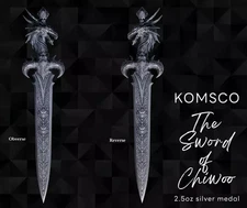 2024 2.5oz South Korea Sword of Chiwoo .999 Silver Medal