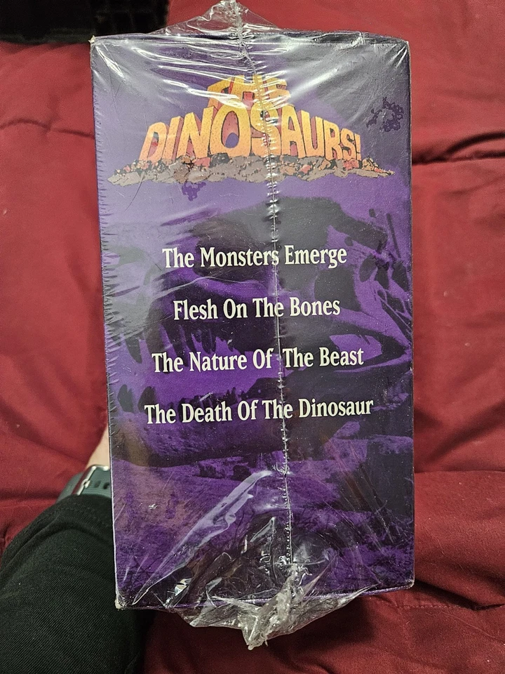 SEALED The Dinosaurs PBS Home Video Box Set VHS Tapes w/ Free Poster Inside 1993 - Image 2 of 4