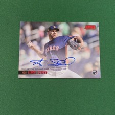 2021 Topps Stadium Club Andre Scrubb Auto Red Foil #39/50 SCBA-ASC HOU Astros RC