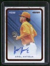 2025 pulse baseball Ariel Antigua AUTO 32/89 Tennessee Volunteers