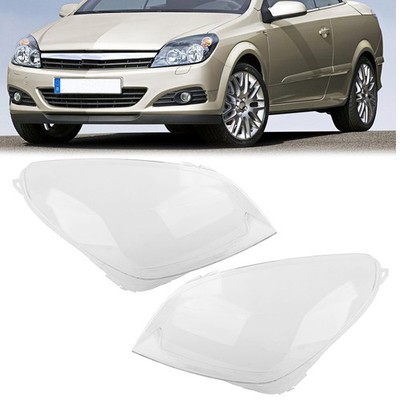 Paar Halogen Scheinwerferglas Linse Ersatz Abdeckung Für Opel Astra H 2007-10 DE