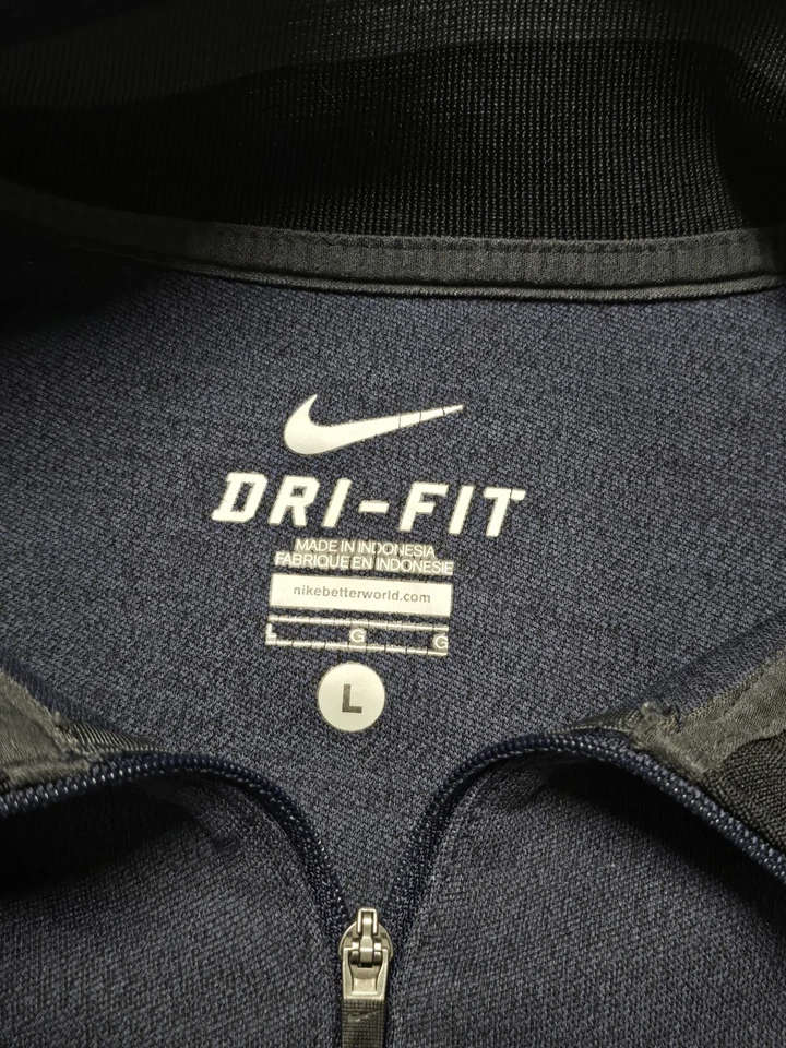 Ole Miss Rebels Nike Pullover Mens L Blue Coaches Team Issue 1/2 Zip - Image 4 of 4