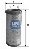 Luftfilter UFI 27.395.00 Filtereinsatz