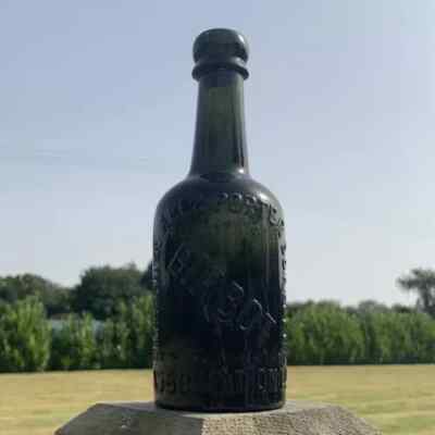 Birbot Ale & Porter Abfüller Birm & Dist traditionelle viktorianische Glasflasche