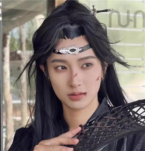 China Hanfu Headdress Headband Crown Hair Accessories 抹额 unisex - Picture 1 of 9