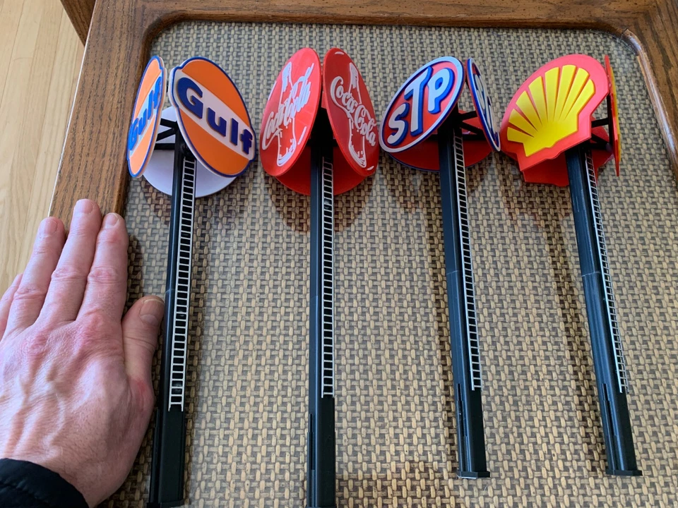 Juego de señales de coche o tren de ranura (STP) escala 1/32 Foto 2 de 2