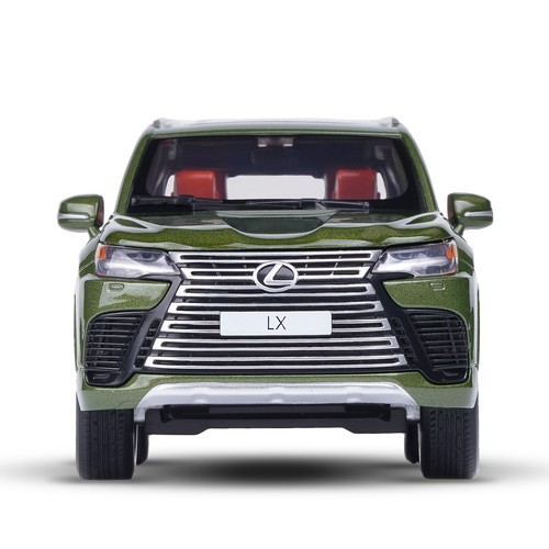 1:32 Diecast Lexus LX600 SUV Metal Car Model Toy Door Open Light Gift For Kid - Picture 18 of 18