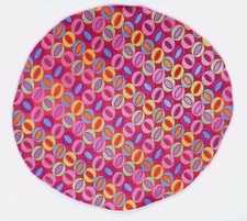 Lord R Colton Masterworks Pocket Round Naples Red Colorful Silk - 75 Retail New