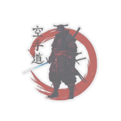 Cyber Punk Samurai Kiss-Cut Stickers