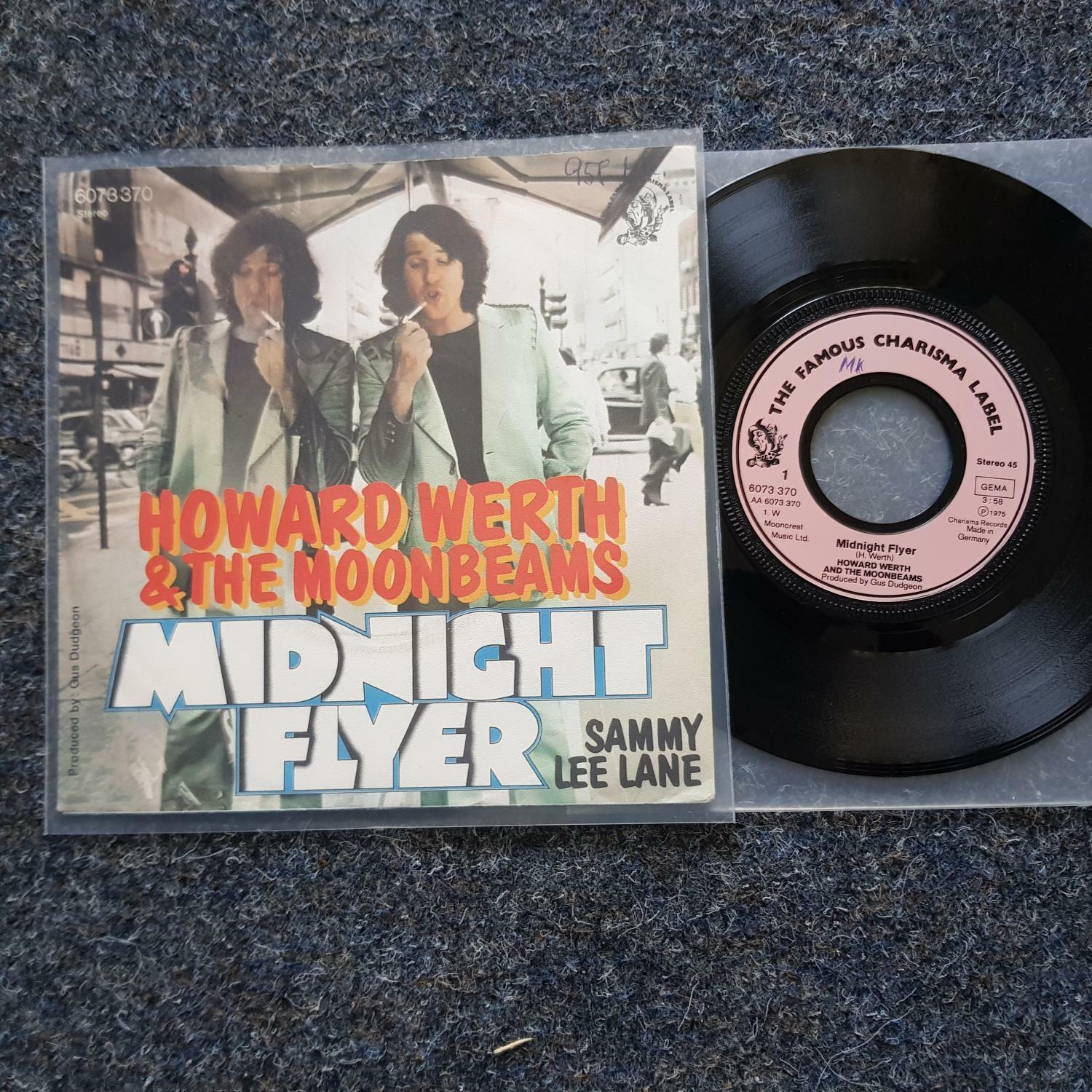 7"" Single Vinyl Howard Werth & the Moonbeams - Midnight flyer Germany