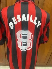 maglia calcio Jersey Milan Desailly Opel N 8 Vintage 1997-1998