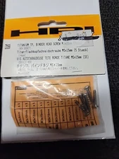 Vintage HPI #Z059 Titanium TP. Binder Head Screw M3x2.5mm (5pcs) NIP