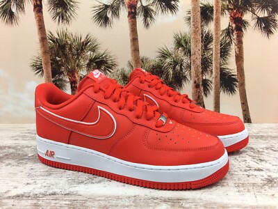 Nike Air Force 1 Low '07 Picante Red Sneakers DV0788-600 Mens Size