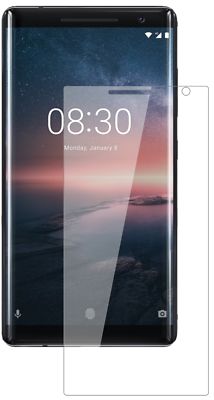 Pellicola Vetro Temperato Per Nokia 8 Sirocco (TA-1005) - Durezza 9H, Anti Graffio, Trasparente - Compatibile Touch 3D E Face ID - 5