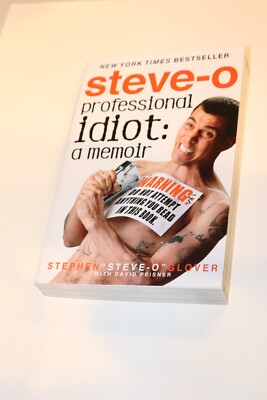 Steve-O - Professional Idiot: A Memoir - Jackass Buch signiert 