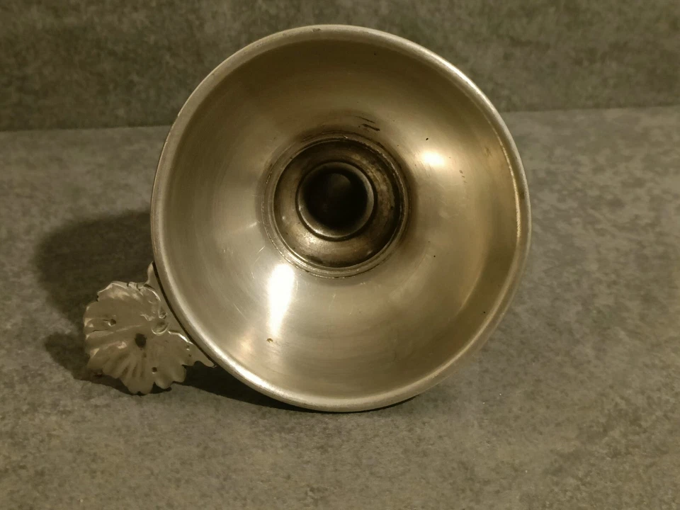 Entonnoir A Décanter en Étain L'esprit et Le Vin . Ancien. - Photo 4/4