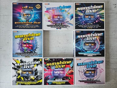 Various - Sunshine Live Vol. 60, 61, 62, 63, 65, 66, 67, 68 (2017-2019) 24CDs
