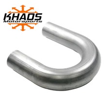 2.25" 2-1/4" 180 Degree Mandrel U Bend Aluminized Exhaust Tubing