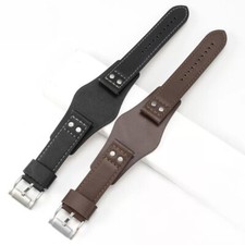 Echtleder Uhrenarmband für Fossil CH2564 / CH2565 Uhr Stahlschließe 22mm