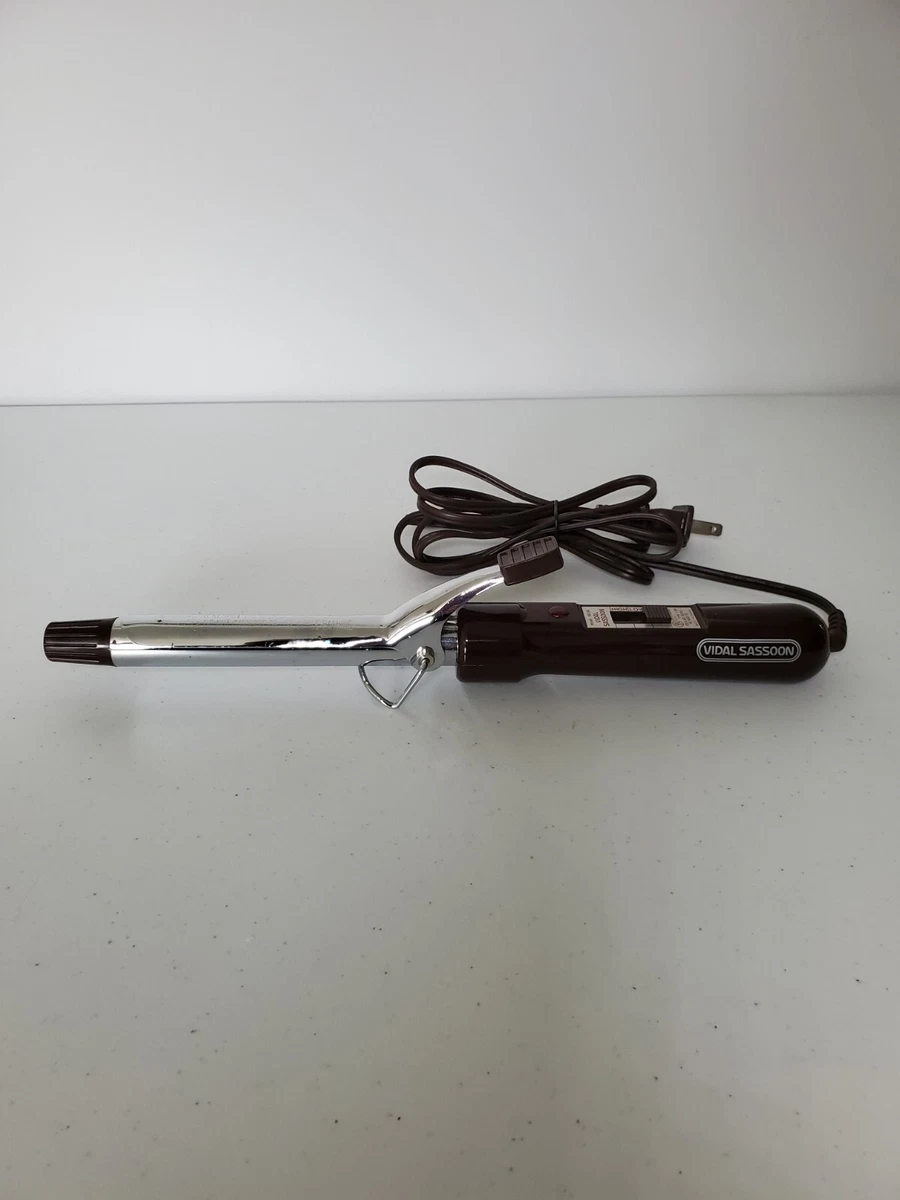 Vidal Sassoon Curling Iron Model VS101 Brown 16 Watts Pre Owned