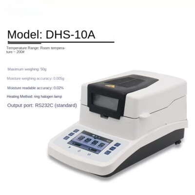 New Rapid Halogen Heating Moisture Tester Moisture Analysis Measuring Instrument