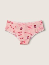 Victoria's Secret PINK Xmas Santa Hat Smiley Face NO-SHOW CHEEKSTER XSmall 