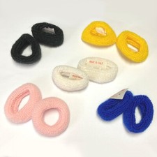 Italian Vintage Fashion Hair Ties Girls Ponytail Holder Scrunchies Made in Italy