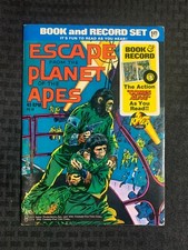 1974 ESCAPE FROM THE PLANET OF THE APES Book & Record VG/VG+ Power PR19 45
