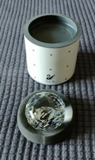  🌟 SWAROVSKI 🌟 PALLA FERMACARTE CIGNO NERO SCS 🌟 PERFETTO CON SCATOLA