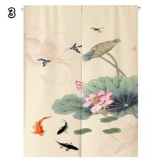 Pesce Porta Tendine Arazzo Appeso Cinese Noren Cucina Separatore Mantovana