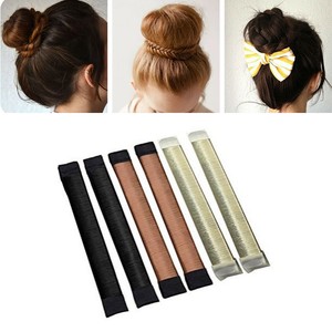 Women Girl Magic Hair Bun Snap Styling Donut Former French Twist