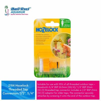 Hozelock HF-2184 Tap Connector 1/2 In, 3/4 in