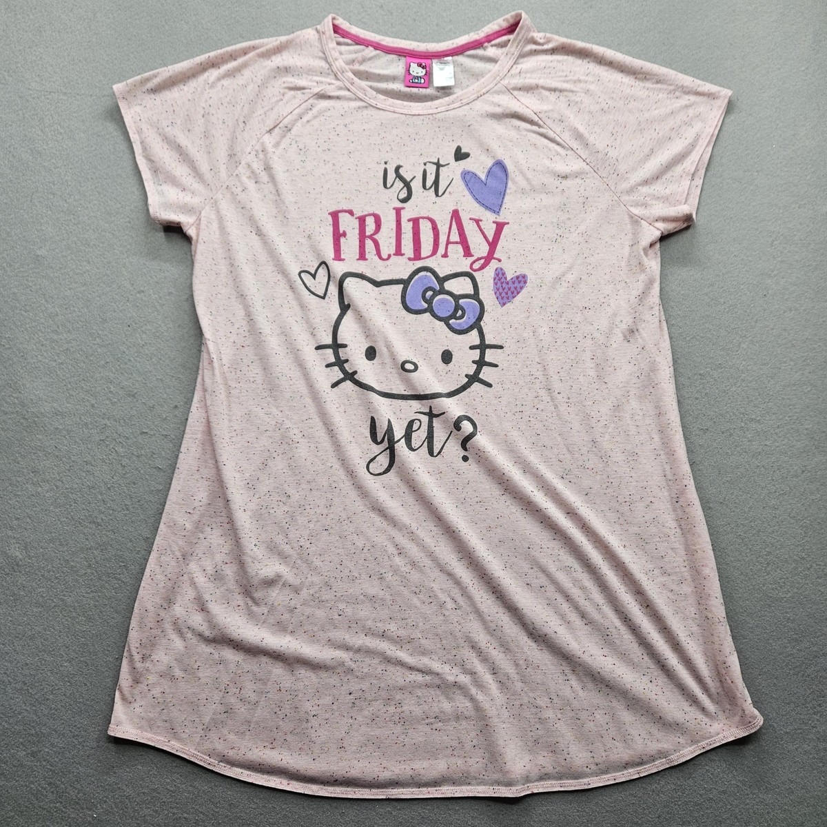 Is it Friday Yet? Hello Kitty Women's 2XL/3XL (20W-24W)Pink