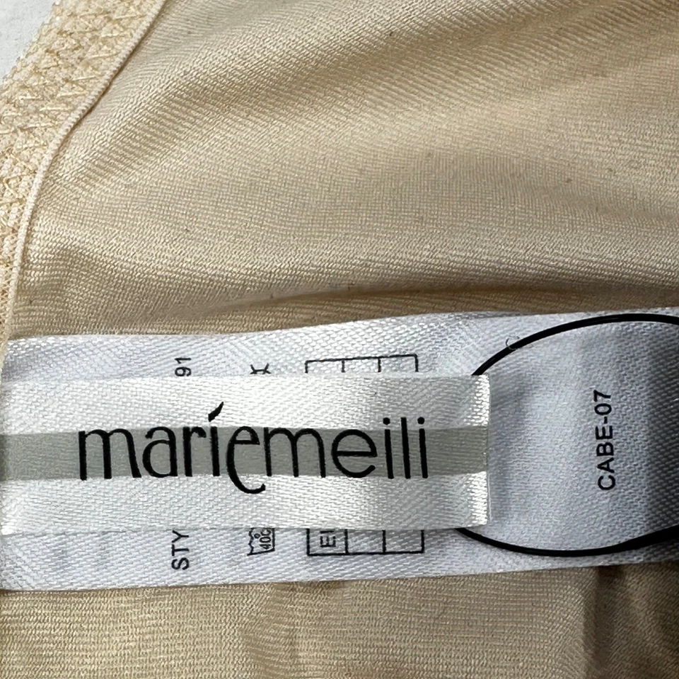 Marie Meili Women's Size Large Panty Bikini Brief Beige New With Tags - Image 3 of 4