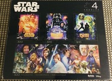 Star Wars - Collector's Edition 4-in-1 Jigsaw Puzzle Multipack NEW