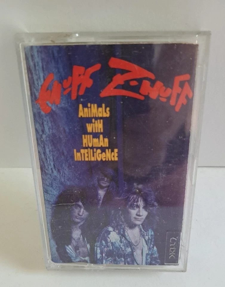 Enuff Z Nuff Animals with Human Intelligence Cassette Tape American Rock Band VG Foto 2 de 4