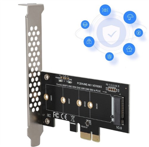 PCI-E to M.2 Expansion Card Connector Converter for M2 NGFF NVME Hard Drive - Afbeelding 7 van 8