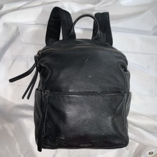 Pre-loved Authentic Tumi Mini Backpack Leather Black