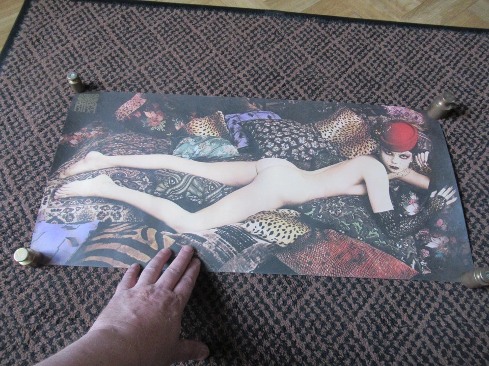 1974 Original Biba (1964-1975) Poster 28"x13.5" Near Mint Barbara Hulanicki - Image 4 of 4