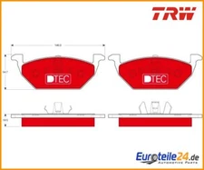 Brake pad set, disc brake DTEC COTEC TRW GDB1984DTE