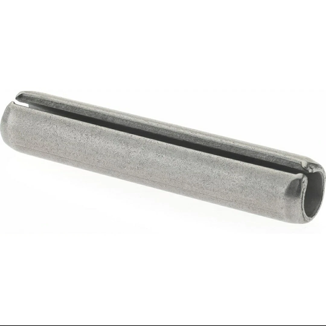Slotted Spring Pin 1/8 x 1-1/4 Stainless Steel PV, Roll Pin (75 Pieces) USA Made