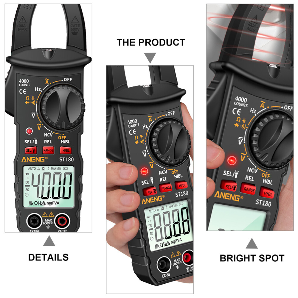 Digital Multimeters volt current tester Auto Ranging multi meter Clamp