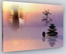 BUDDHA FRAMED CANVAS PICTURE PRINT WALL ART