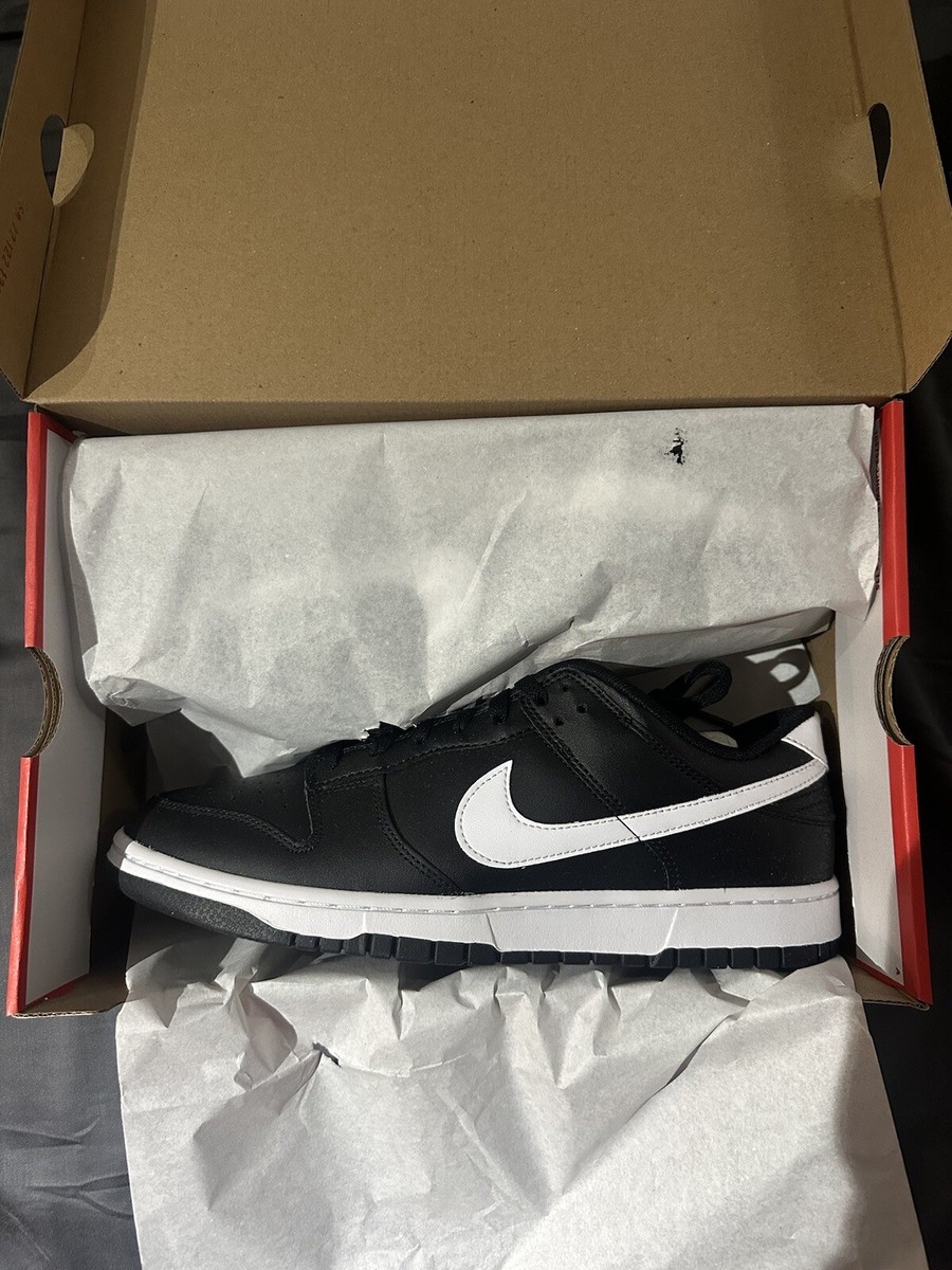 Nike Dunk Low Black White Panda Sneakers Size 11 Men’s DV0831-002 NEW Nike Dunk Low Retro Black White Reverse Panda 2.0 DV0831  main image 4